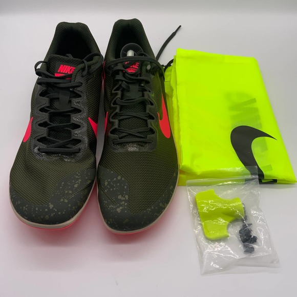Nike Other - Nike Zoom Rival D 10 Spikes Olive Track Cleats